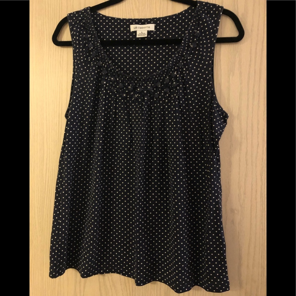 Liz Claiborne Sleeveless Top